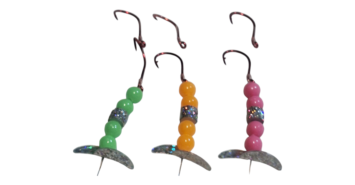 Koka-whirl kokanee trout spinner w/ Hyper vis