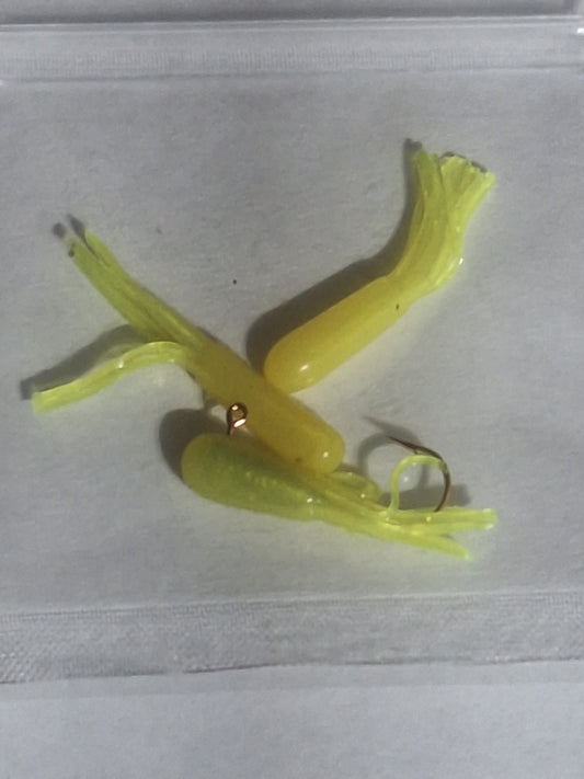 Yellow Trout crappie tubes