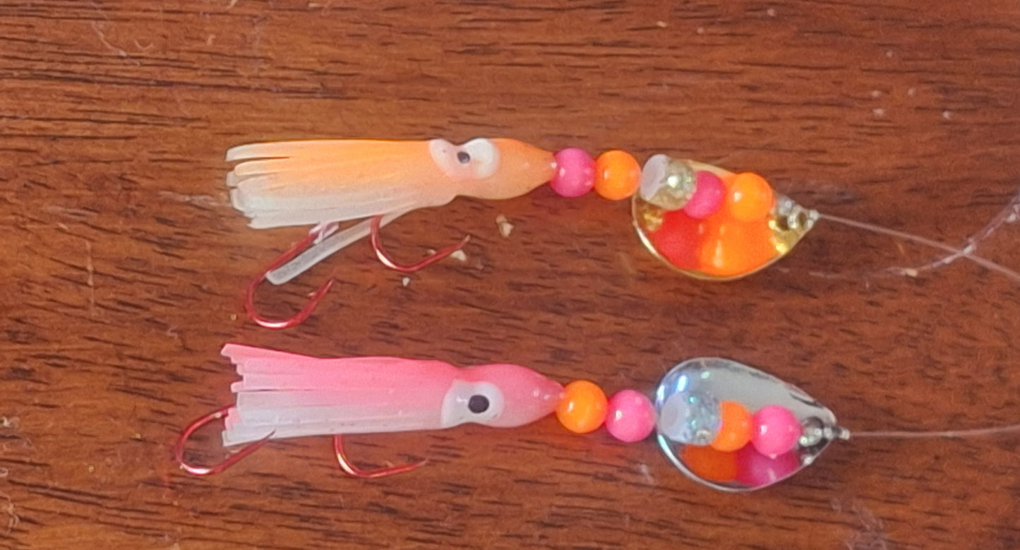 Neon glow Kokanee trout