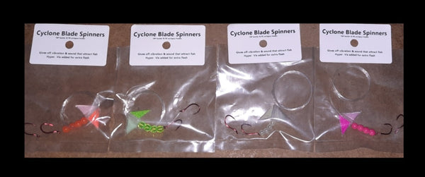 Cyclone Blade Spinners (sockeye)