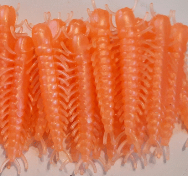 Orange pearl Hellgrammites 2"