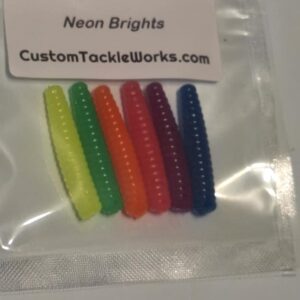 Neon bright grubs 1.5in 6pk